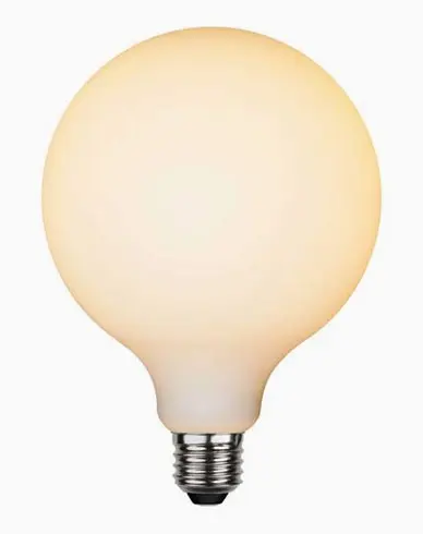 Star Trading LED-pære Globe Ø125 E27 Frosted filament 5W (35W)