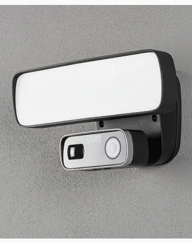 Konstsmide Smartlight 18W svart, Kamera, høyttaler. Mikr, Wifi