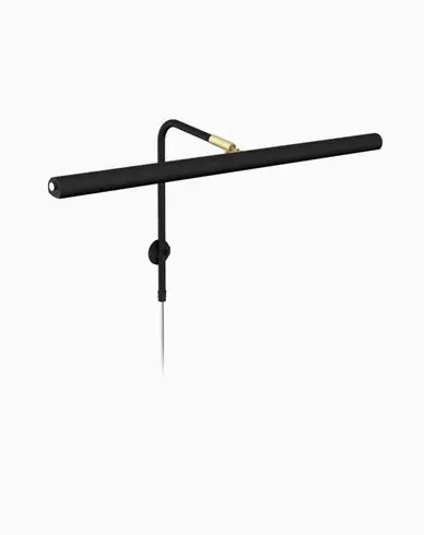 Texa Design Gallery 60 Bildebelysning svart/matt messing