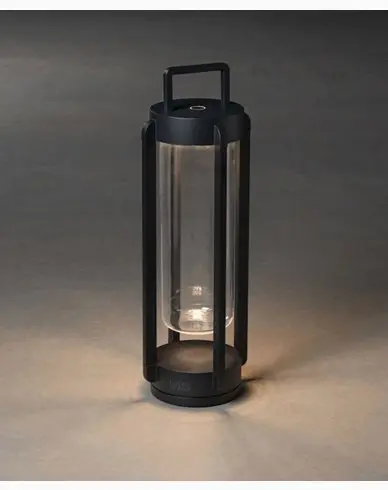 Konstsmide Otranto Lanterna svart. USB / 2700K / 3000K dimbar.