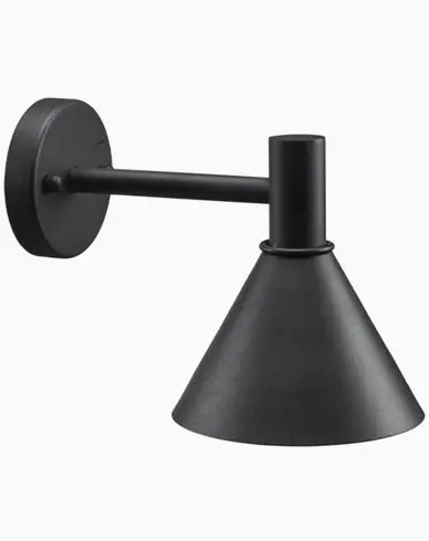PR Home MiniTripp fasadelampe IP 44 Svart 30cm