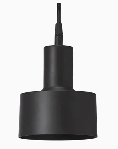 PR Home Solo oppheng Matt svart 13cm
