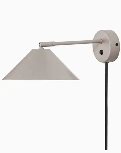 Globen Lighting Cannes Vegglampe 20 mud