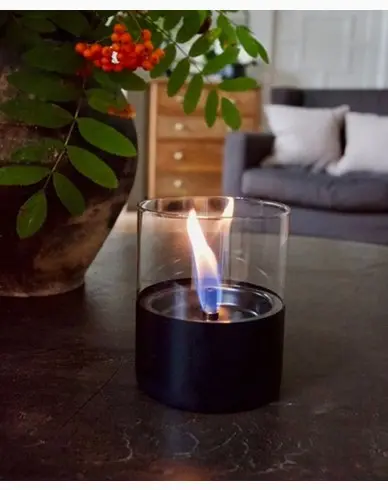 TenderFlame Café Bordlykt 14 Svart D18 H13,7