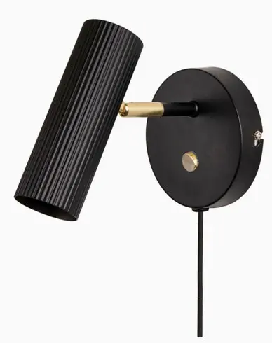 Globen Lighting Hubble Vegglampe Svart