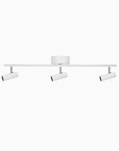 Globen Lighting Hubble Plafond 3 Long Hvit