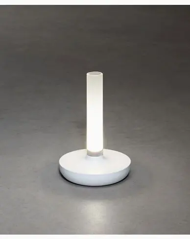 Konstsmide Biarritz bordlampe 1800/2700/400K dimbar hvit/frostet vase