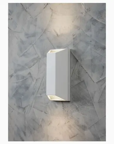 AIRAM Veggarmatur Sala Double IP44 2XGU10 GLC Hvit
