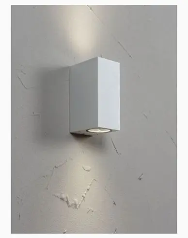 AIRAM Vegglampe Sund Double IP44 2XGU10 GLC Hvit