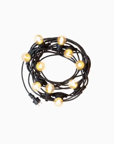 Spectrum LED Lyskrans 5m lyskjede 10xE27 lamper IP44