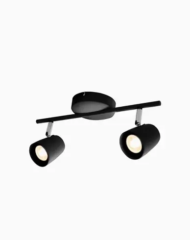 AIRAM Scandic Spot Taklampe 2xGU10 Sort