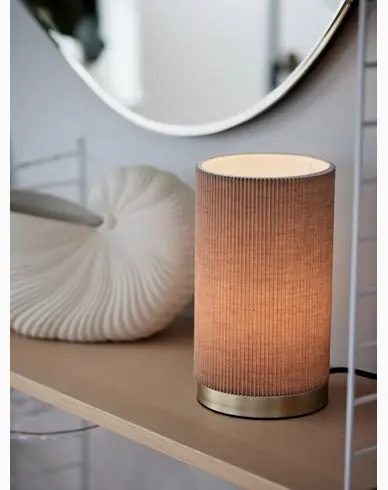 PR Home Dora Bordlampe Beige 25cm