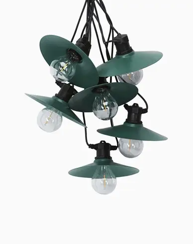 PR Home Donna Lyslenke 6 LED-pærer Grønn 7,2m IP44