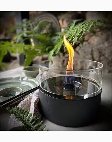 TenderFlame Café Bordlykt 18 Svart