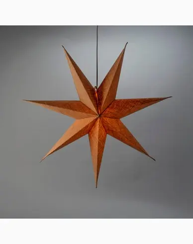 Konstsmide Papirstjerne natur 60 cm