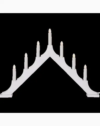 Star Trading Ljusstake Alma Hvit 58,5cm
