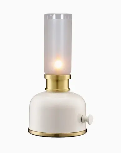 PR Home Frida Bordlampe Oppladbar Hvit