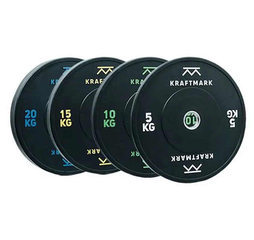 Kraftmark Vektsett 50 mm - Bumpers 2.0 - 100kg, Vektpakke bumper