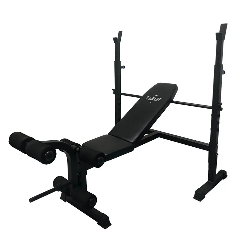 Titan LIFE Essential bench ll, Treningsbenk med skivestangstativ