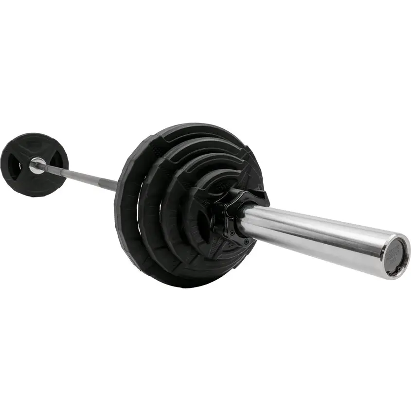 Master Fitness Nero Pakke 67,5 kg, Vektstangsett gummibelagt