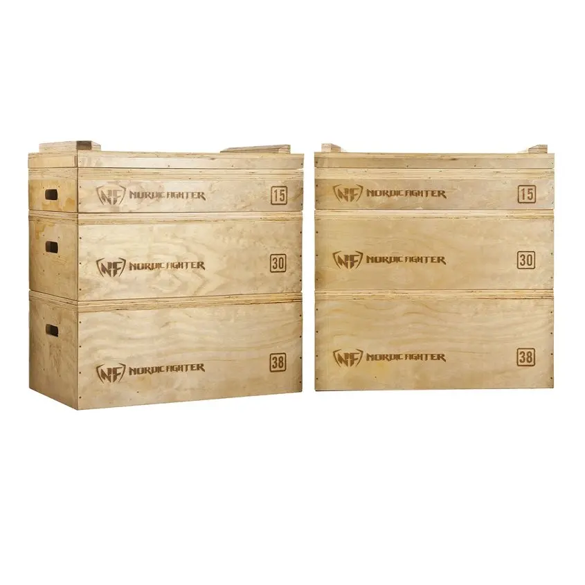 Nordic Fighter Wooden Jerk Blocks, Jerk box