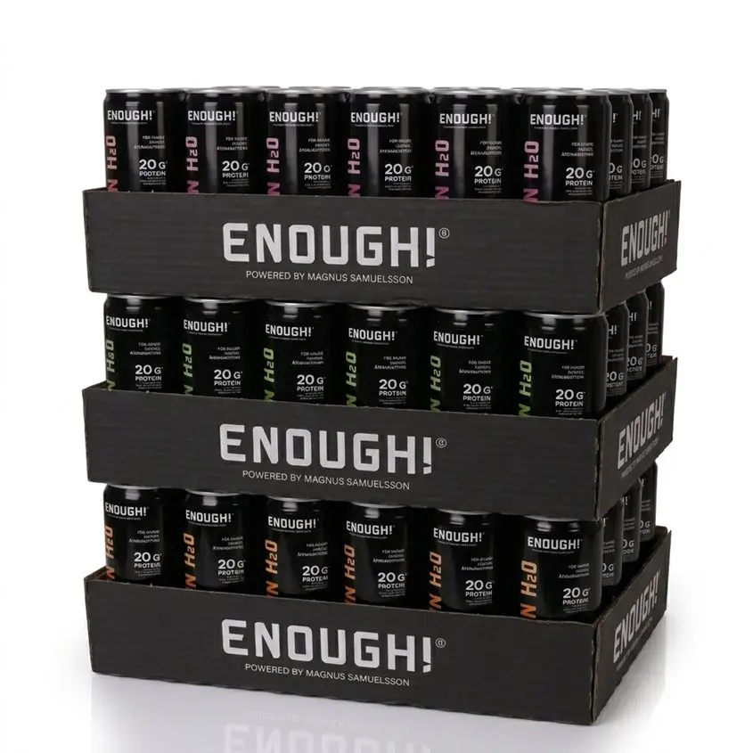 Enough H2O-pakker x 72, proteinvann