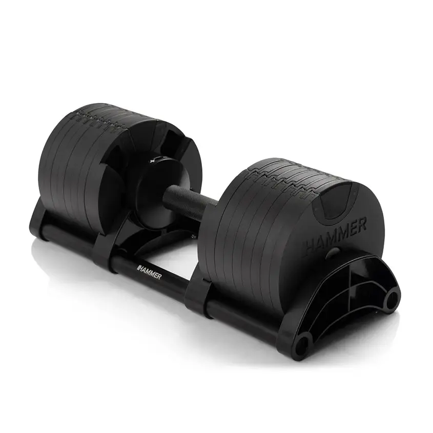 Hammer Sport Smartlock Dumbbell 32 kg (Single) 1x32 kg, Manualer justerbare