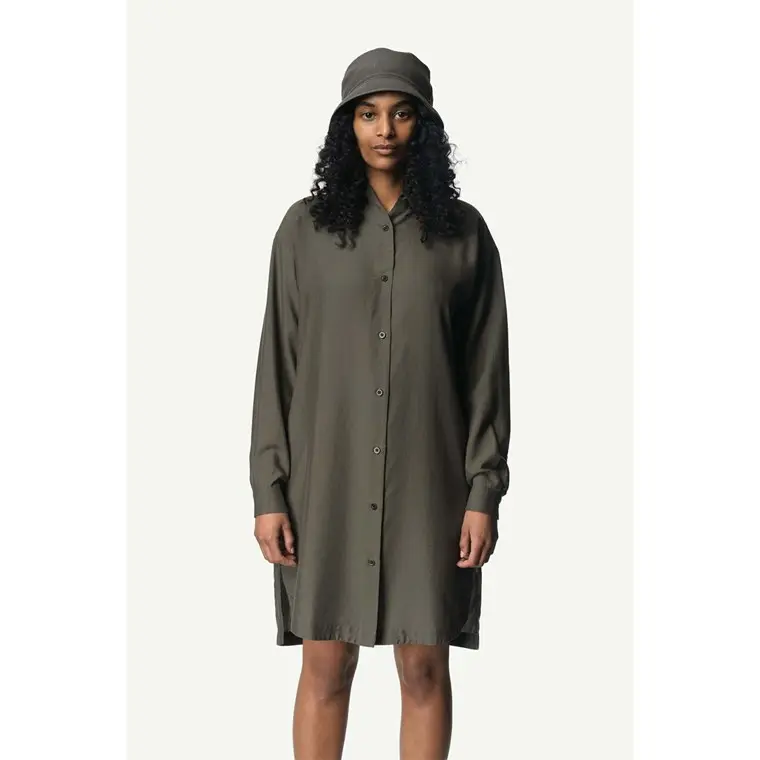 Houdini Tree Dress Women Dawn Green
