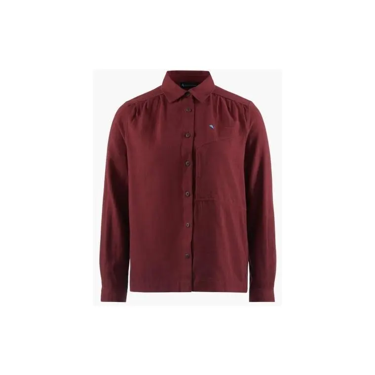 Klättermusen Helheim Ls Shirt W'S Tawny Red