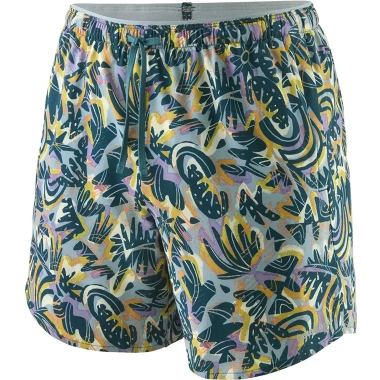 Patagonia W's Multi Trails Shorts - 5 1/2 in. Wild Botanist: Thermal Blue