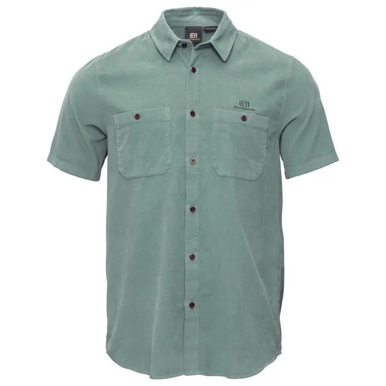 Elevenate M Estate Cord Shirt Sea Green