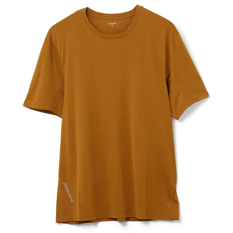 Houdini M's Pace Air Tee Greenish Gold