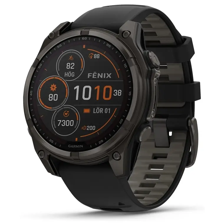 Garmin fenix 8 47mm.Saphire Solar Black