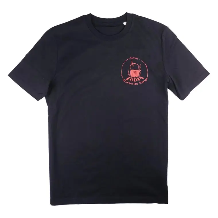 Lemmel Kaffe T-Shirt Relaxation Station Black