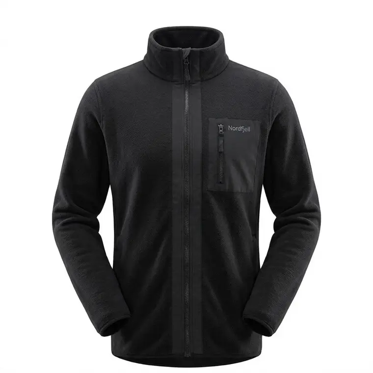 Nordfjell The FZ Fleece Jacket Men Black