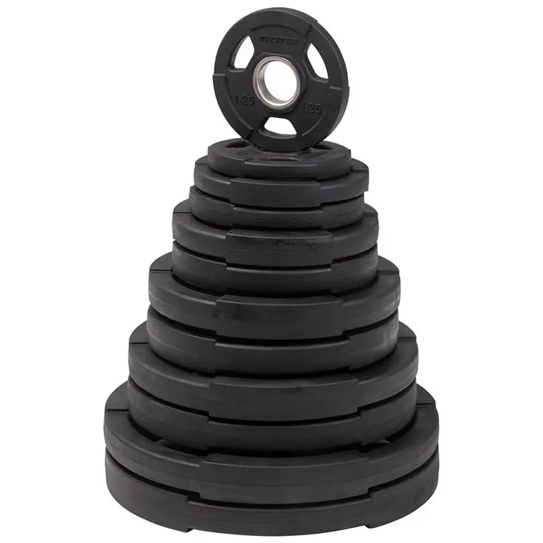 Master Fitness Viktpaket Deluxe 115kg, Viktpaket gummerade