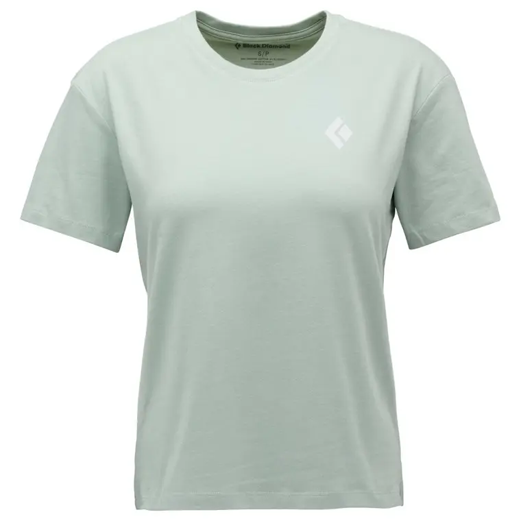 Black Diamond W Heritage Badge Ss Tee Agave