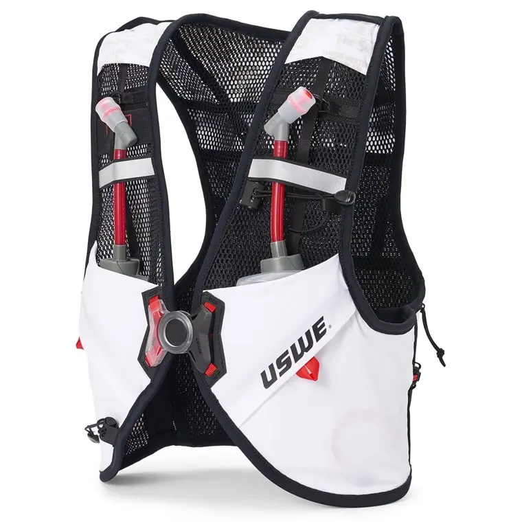 USWE Pace 8L Trail Running Vest White/Black