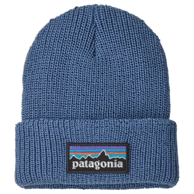 Patagonia Baby Logo Beanie P-6 Logo: Barnacle Blue