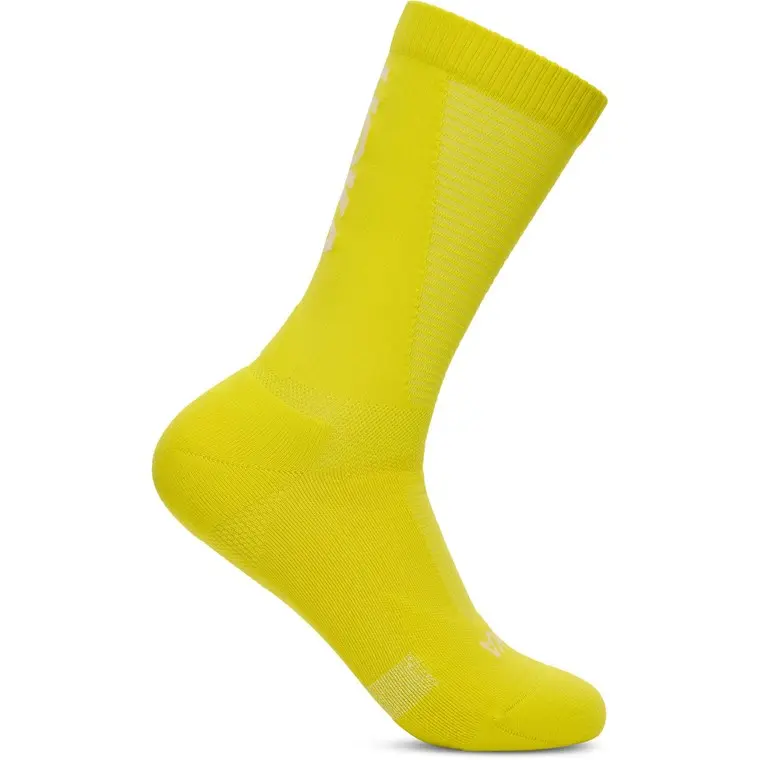Hoka U Race Day Crew Sock Neon Yuzu