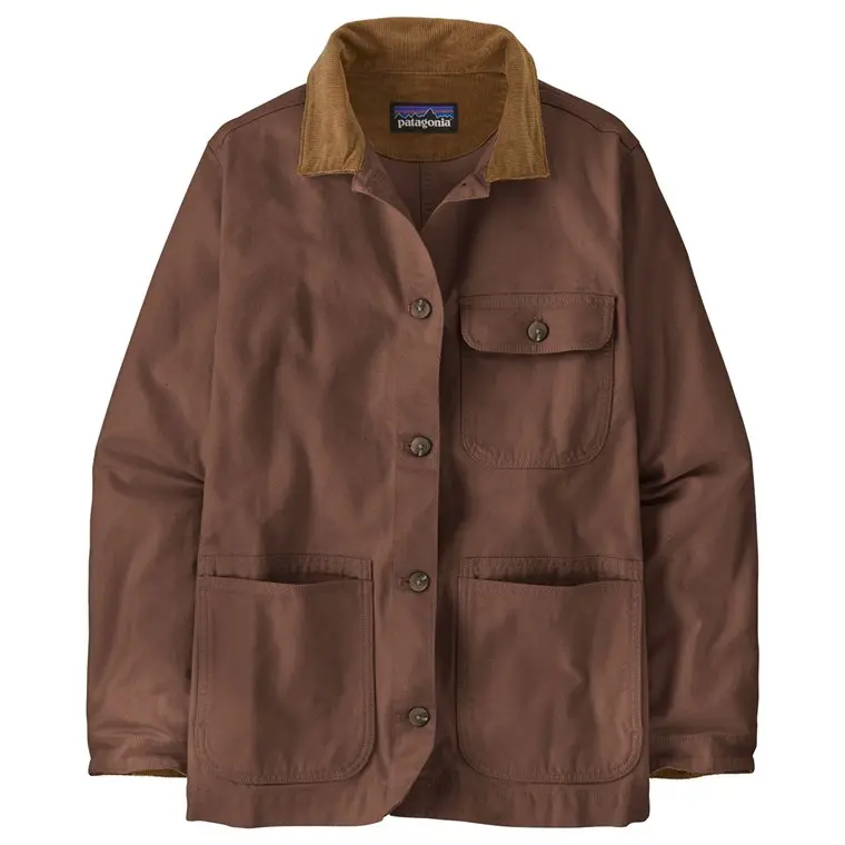 Patagonia W's Point Reyes Canvas Coat Berm Brown