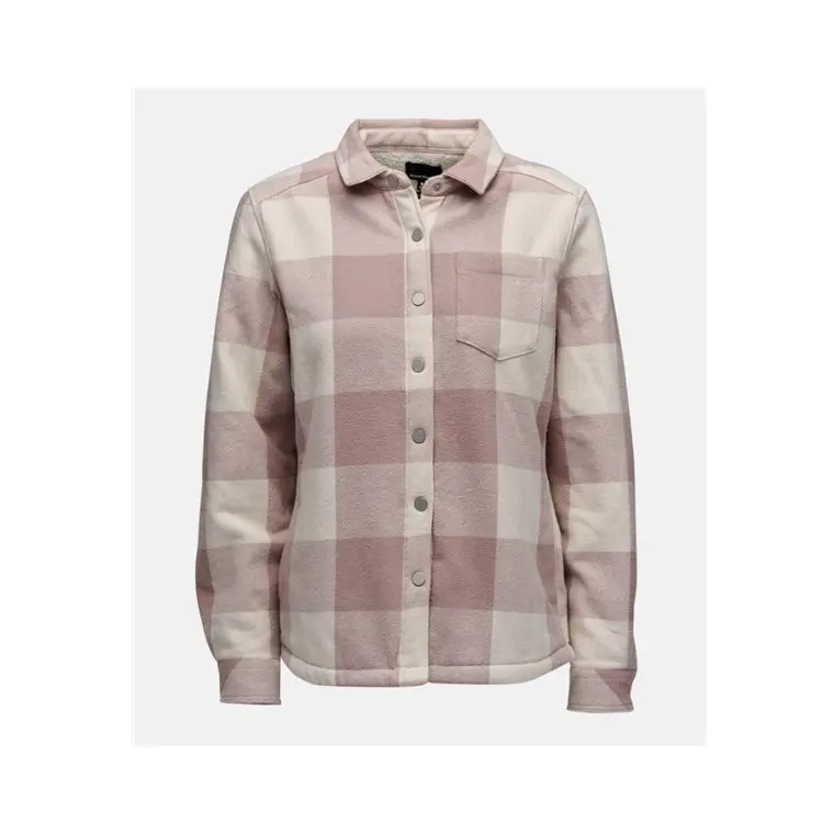 Black Diamond W Project Lined Flannel Pale Mauve/Off White Plaid