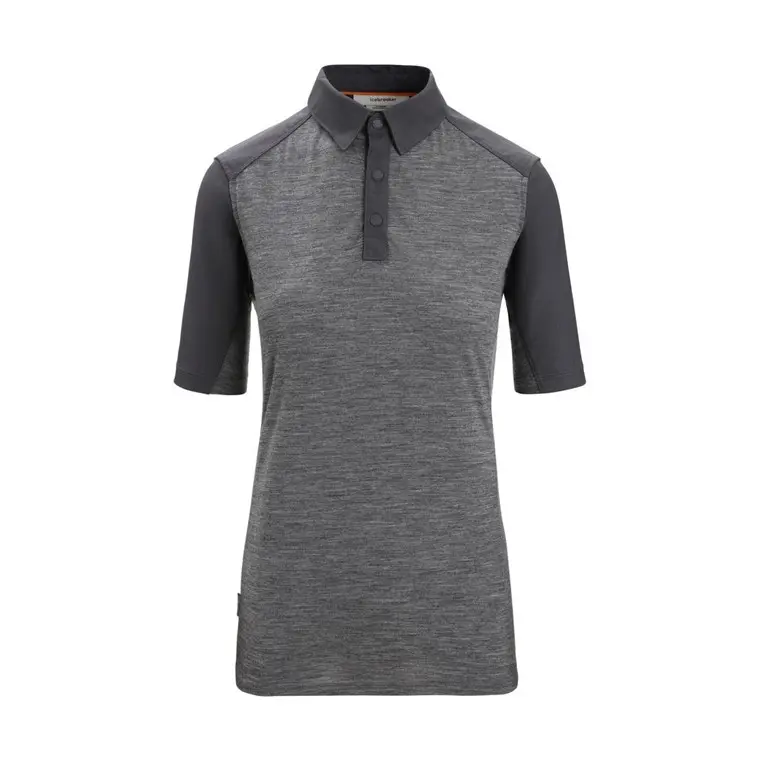 Icebreaker Hike SS Top Women Gritstone Heather/Monsoon
