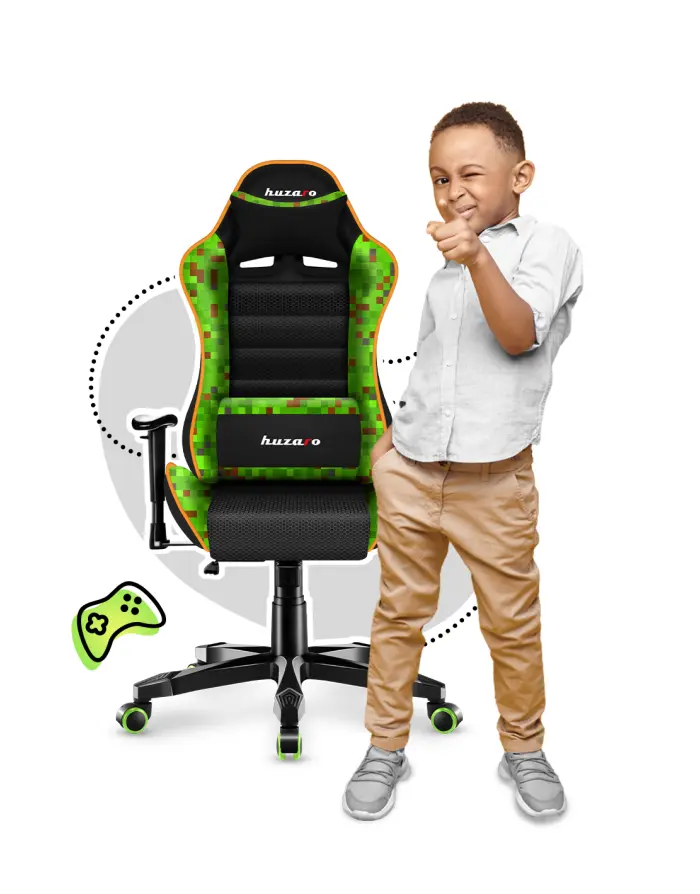 Huzaro - Ranger 6.0 Pixel Mesh gamingstol for barn