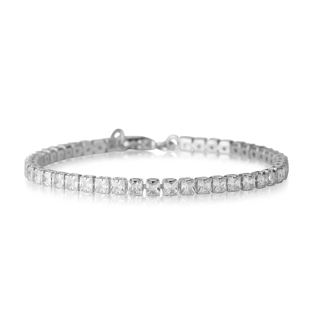 Armbånd Zara Rhodium Crystal