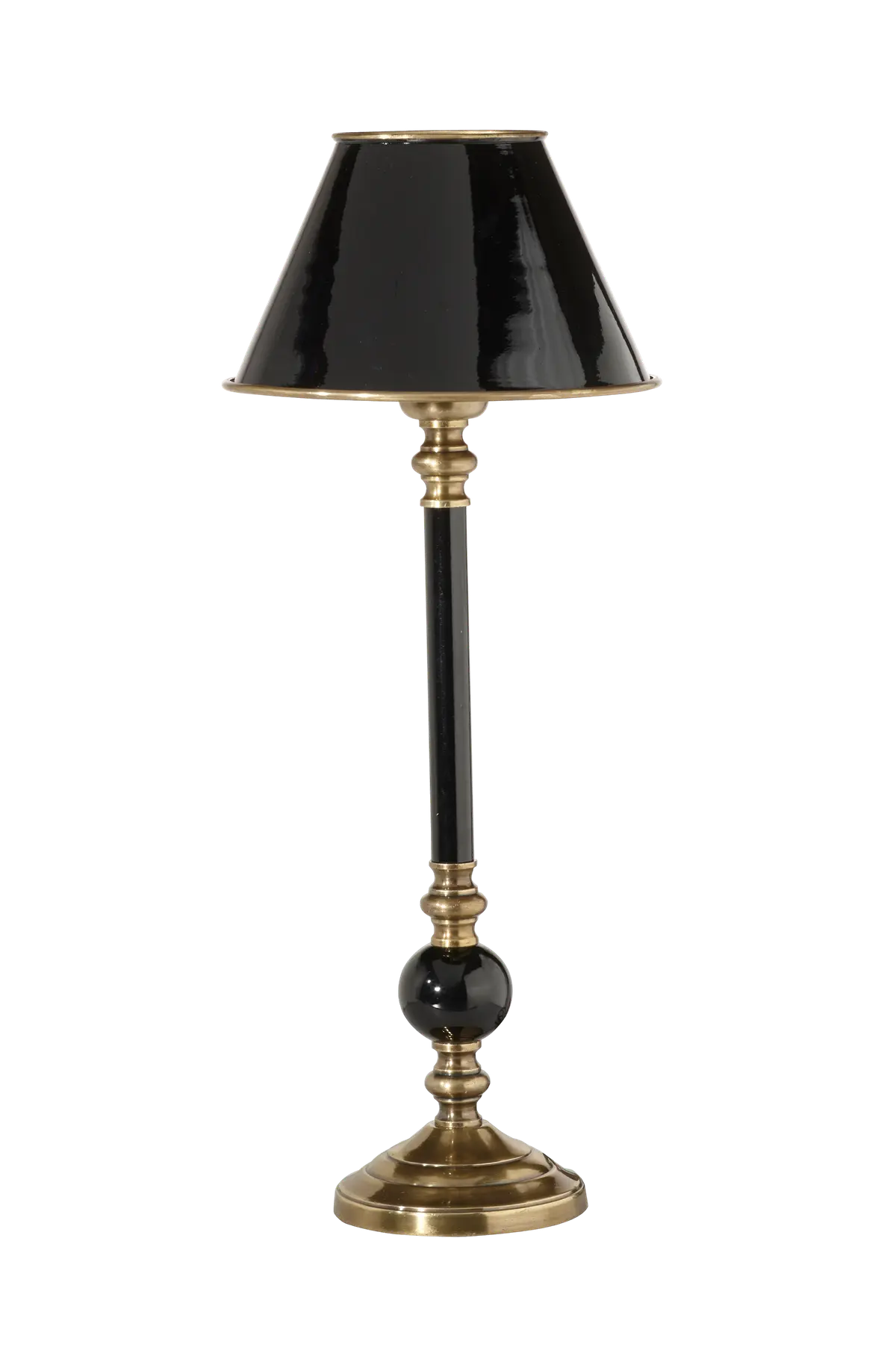 Bordlampe Abbey 48 cm Messing/svart