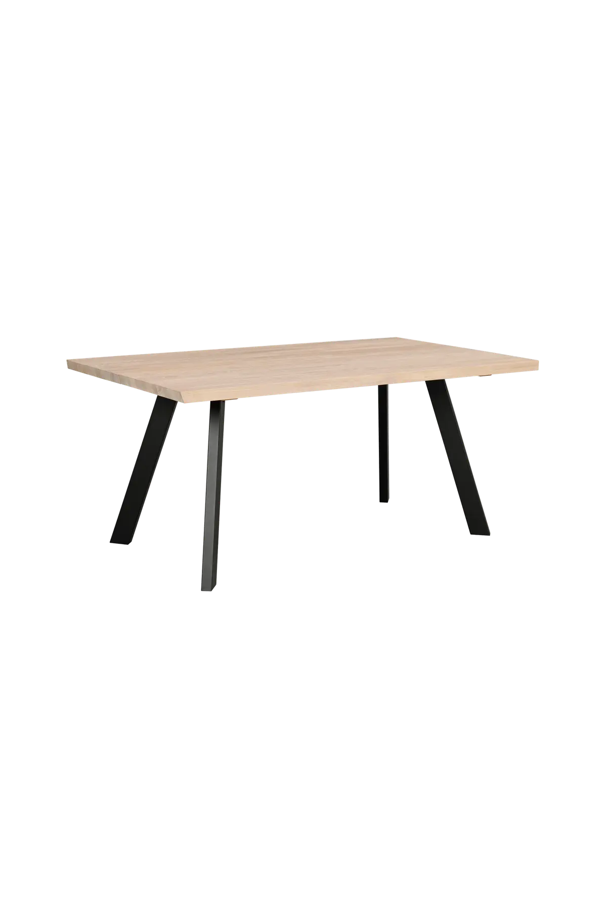 Spisebord, Fred 95x170 cm Hvitoljet Svart