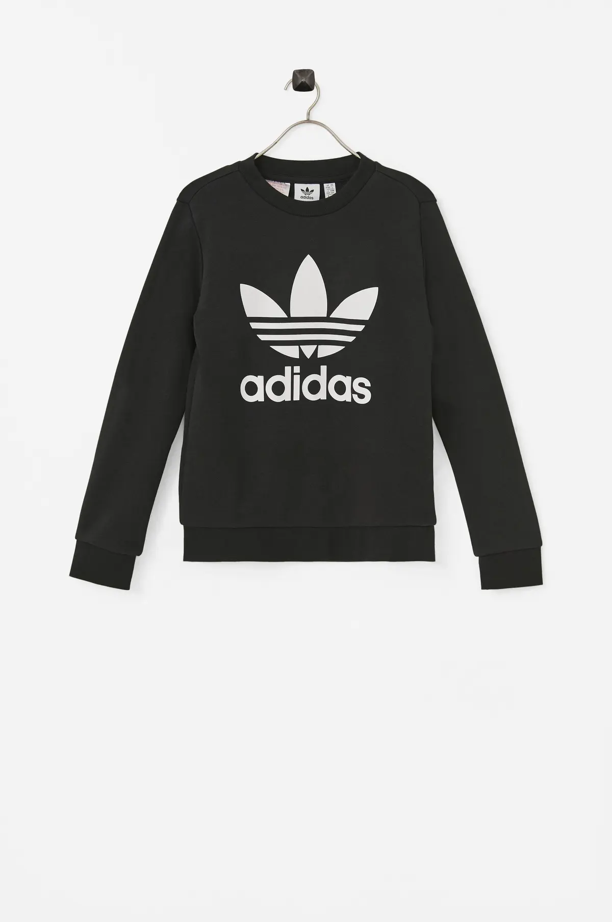 Sweatshirt Trefoil Crew Black/white