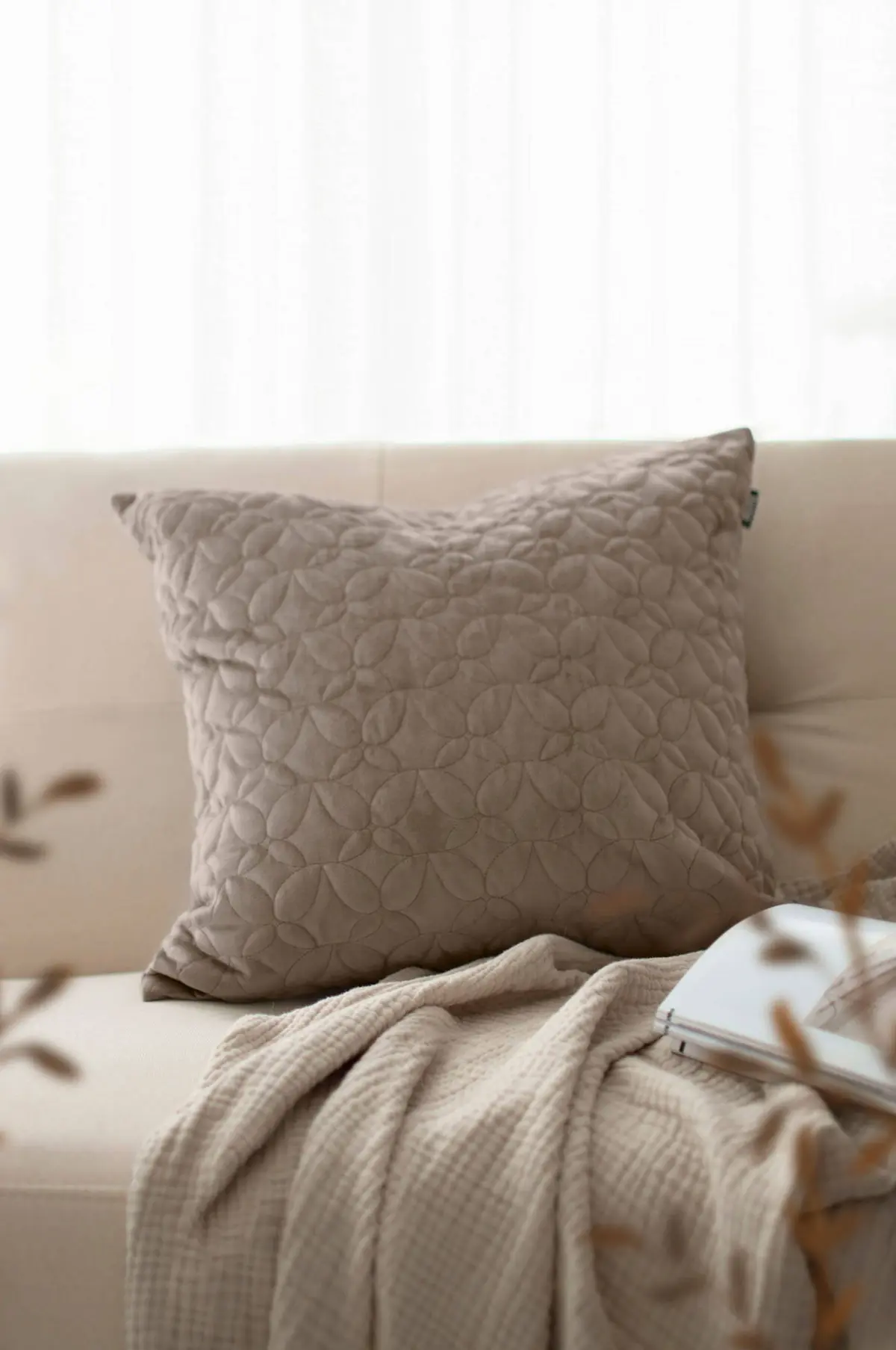 Putetrekk Ljuva 50x50 cm Beige