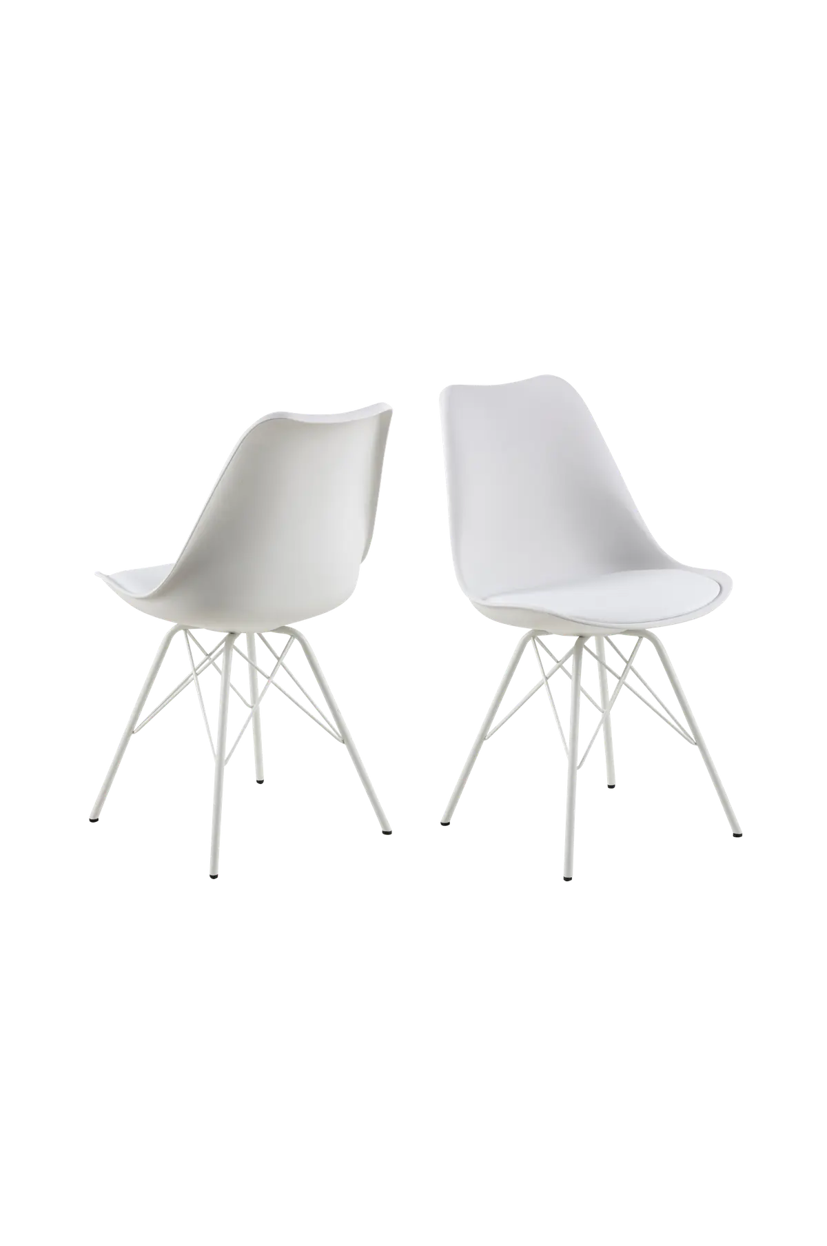 Spisestol Betty, 2-pk Hvit